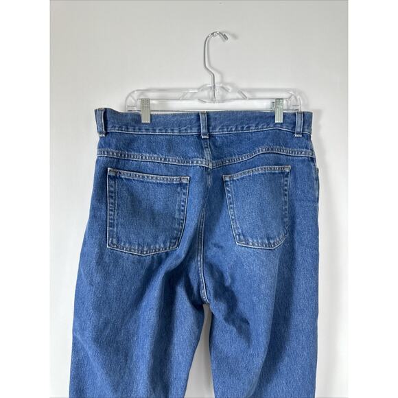 LL Bean Women's Jeans Size 16 Reg Blue Denim Original Fit Relaxed 100% Cotton - Picture 11 of 13